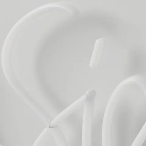 Macro of the switched-off white silicone LED neon tube sitting in its routed groove